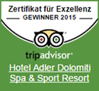 Tripadvisor Zertifikat für Exzellenz 2015